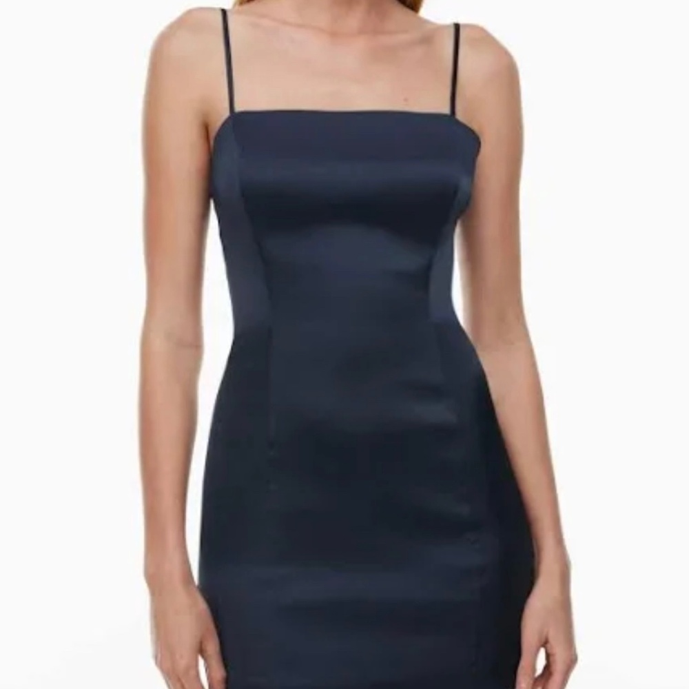 Aritzia Sunday Best satin mini dress